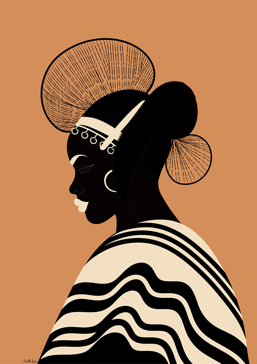 Femme Fulani, Guinée