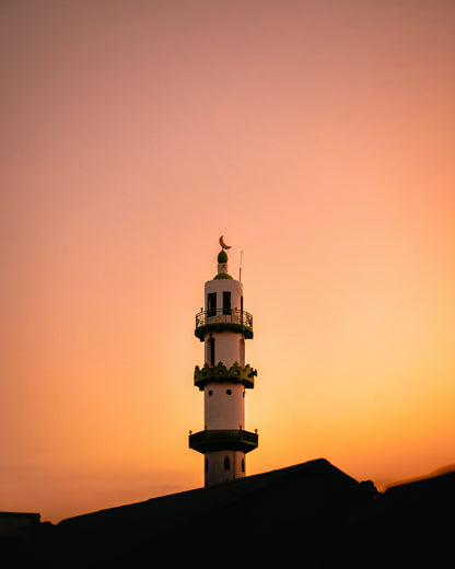 Mosque at sunset