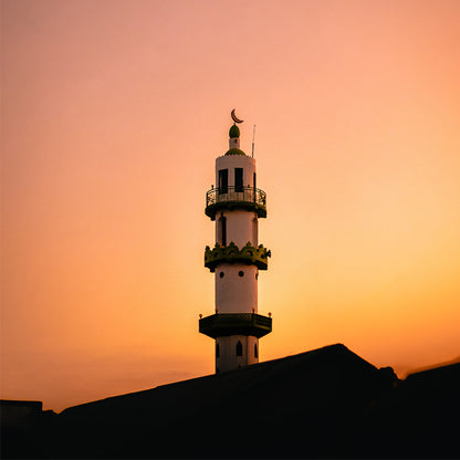 Mosque at sunset